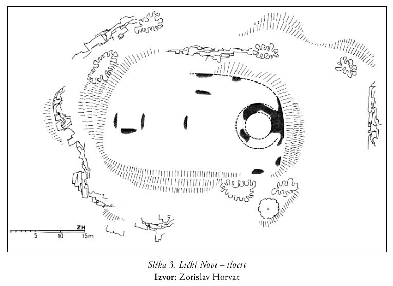 Novi kraj Gospia-tlocrt